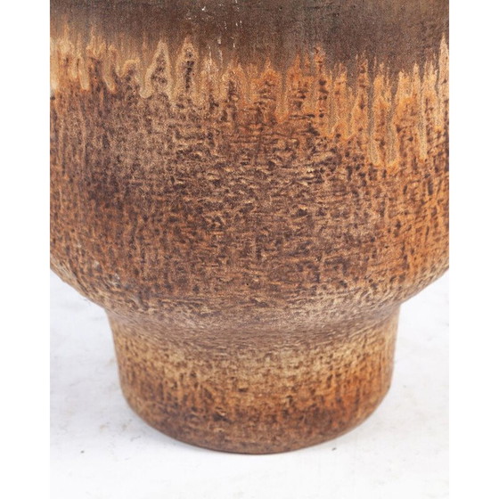 Image 1 of Vase de sol vintage en céramique polychrome pour Karlsruher Majolika, 1960