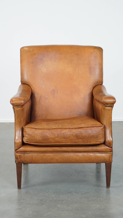 Fauteuil en peau de mouton