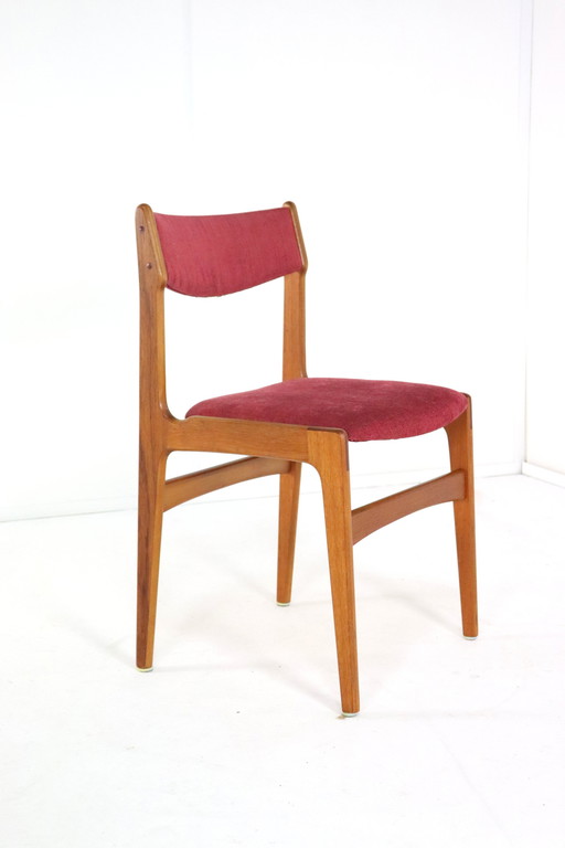 4X chaises de salle à manger Erik Buch Model 89 Chaises Vintage 'Tjele'