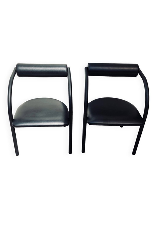 2x Chaises Design Danois  Des Années 80