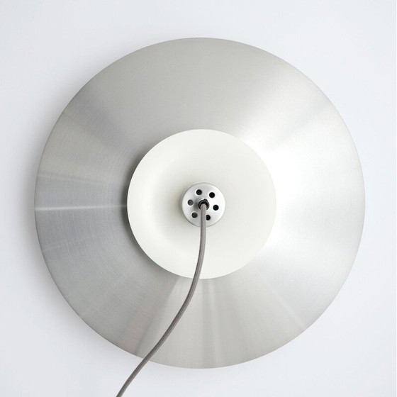 Image 1 of Lampe suspendue vintage en argent, 1970