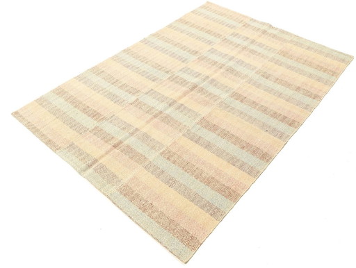 Original Modern Style Kilim Deko Design 207 X 114 Cm Top Condition