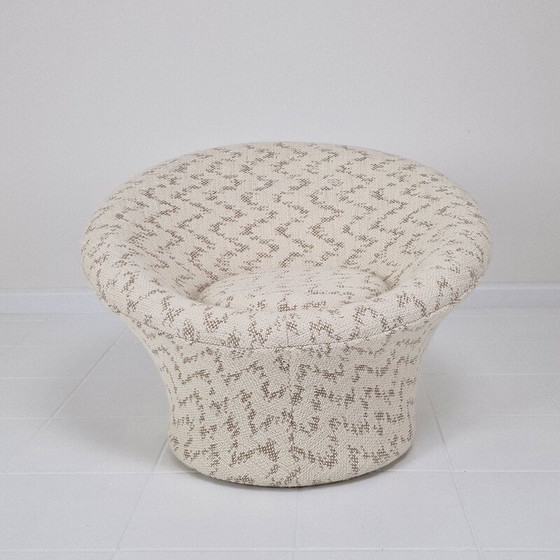 Image 1 of Fauteuil et ottoman vintage en forme de champignon par Pierre Paulin pour Artifort, 1960s