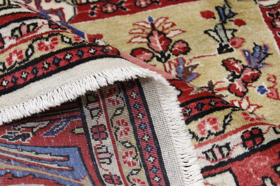 Image 1 of Tapis persan original noué à la main Sarough Fin 358 X 270 cm Top condition