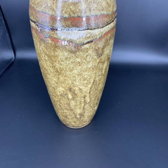 Image 1 of Bouteille vintage en grès émaillé de Robert Heraud