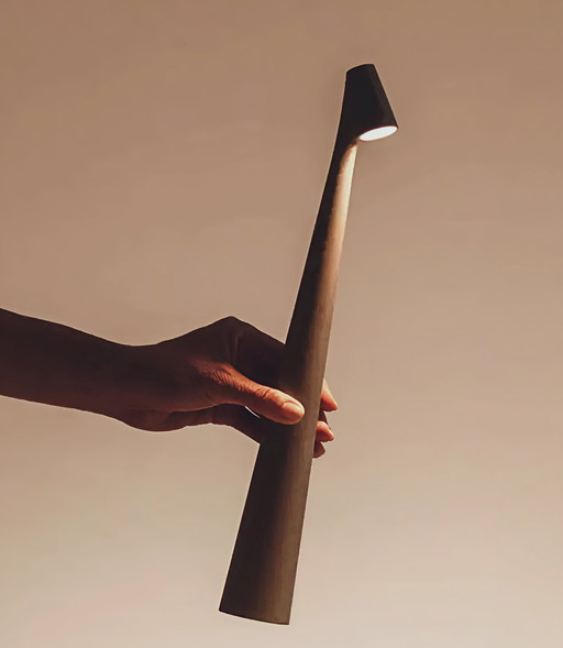 Homezie Lampadaire Standglow Noir