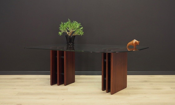 Image 1 of Table basse en acajou, design danois, années 1960, fabricant : Bendixen Design