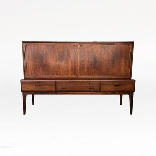 Buffet vintage en palissandre modèle 54 par Kai Kristiansen pour Schou Andersen, 1960