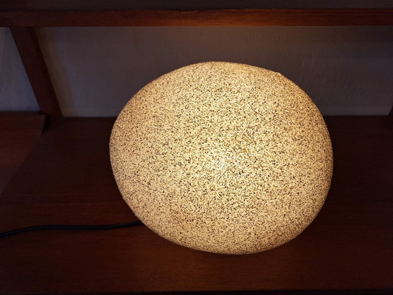 Image 1 of Lampe en pierre de lune italienne par André Cazenave pour Singleton, 1970S