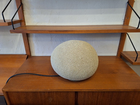 Image 1 of Lampe en pierre de lune italienne par André Cazenave pour Singleton, 1970S