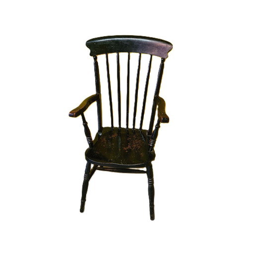 Fauteuil Windsor anglais 1ère moitié 19ème siècle