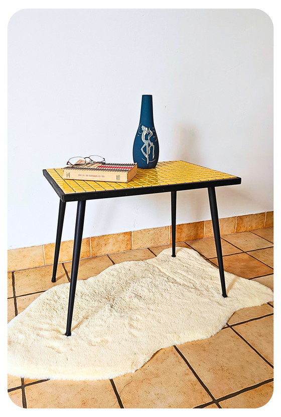 Image 1 of Table d'appoint en mosaïque Mid Century