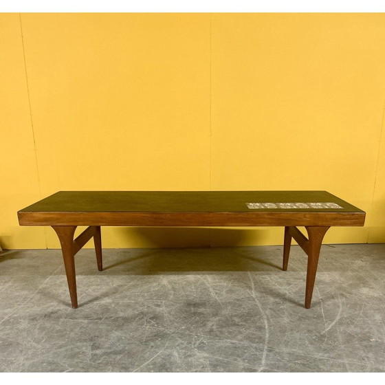 Image 1 of Table basse vintage en bois de rose par Johannes Andersen pour Silkeborg Furniture, Danemark 1960
