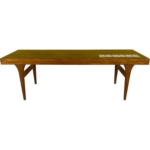 Table basse vintage en bois de rose par Johannes Andersen pour Silkeborg Furniture, Danemark 1960
