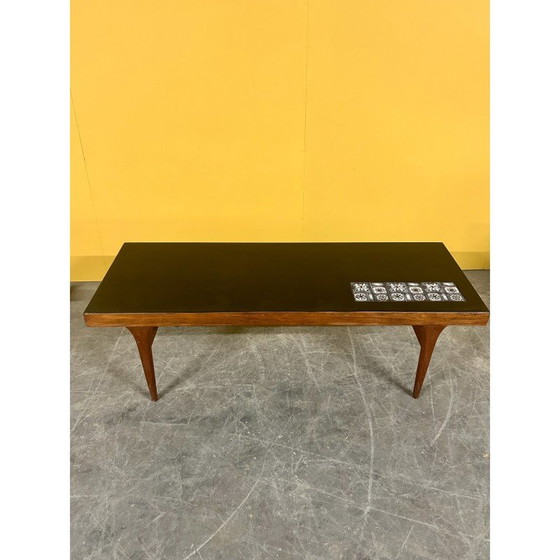 Image 1 of Table basse vintage en bois de rose par Johannes Andersen pour Silkeborg Furniture, Danemark 1960
