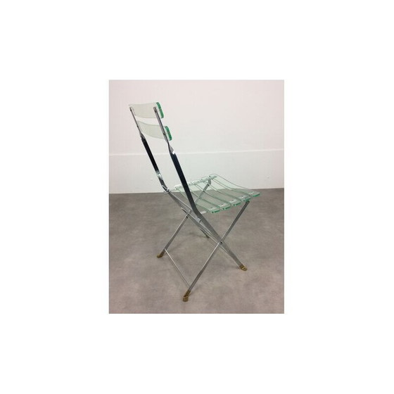 Image 1 of Chaise vintage en plexiglas par Lebovici et Berthet pour Marais International