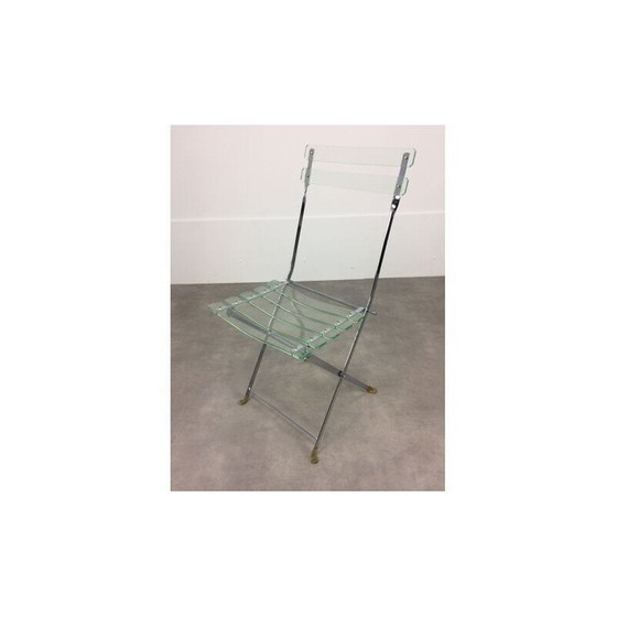 Image 1 of Chaise vintage en plexiglas par Lebovici et Berthet pour Marais International