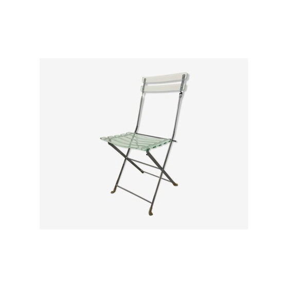 Image 1 of Chaise vintage en plexiglas par Lebovici et Berthet pour Marais International