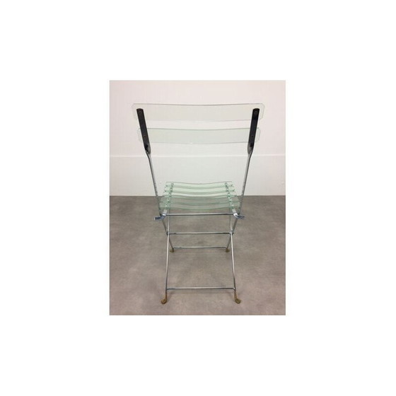 Image 1 of Chaise vintage en plexiglas par Lebovici et Berthet pour Marais International