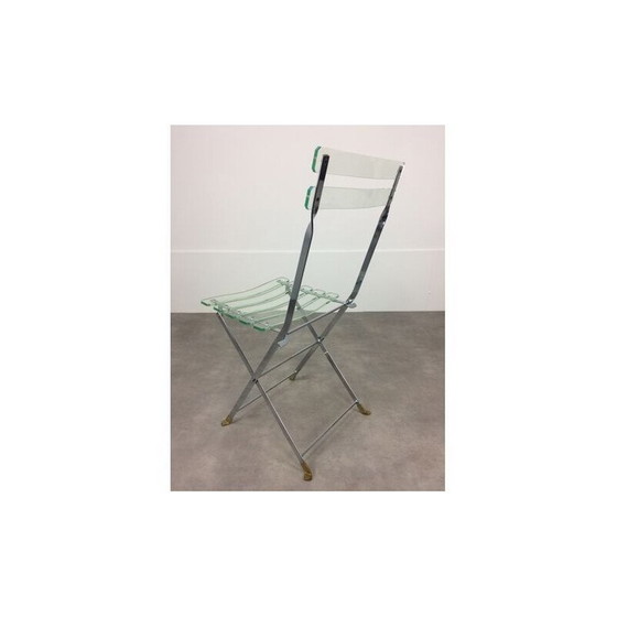 Image 1 of Chaise vintage en plexiglas par Lebovici et Berthet pour Marais International