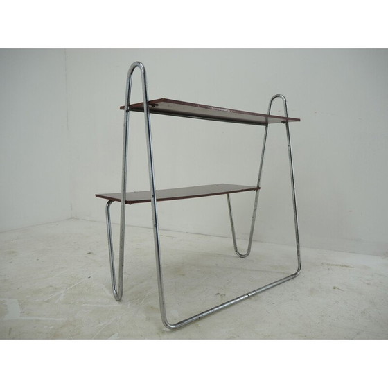 Image 1 of Porte-fleurs vintage en chrome et bakélite, 1950