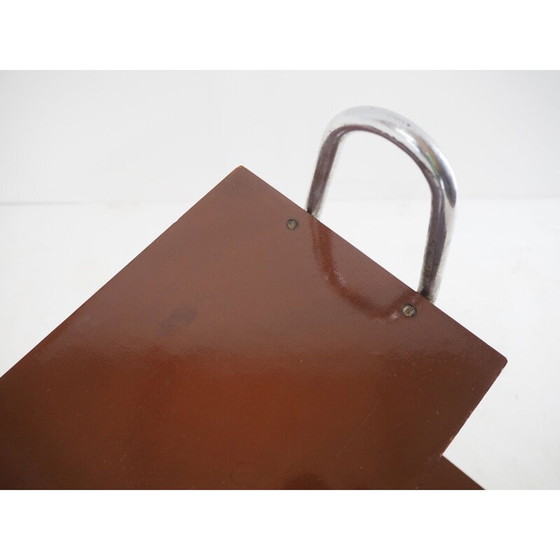 Image 1 of Porte-fleurs vintage en chrome et bakélite, 1950