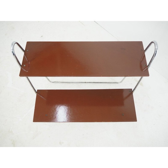 Image 1 of Porte-fleurs vintage en chrome et bakélite, 1950