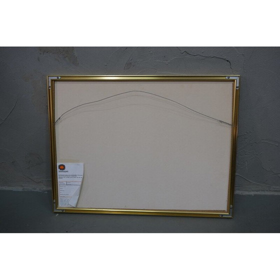 Image 1 of Lithographie vintage en couleur de Gustav Rudberg, 1970