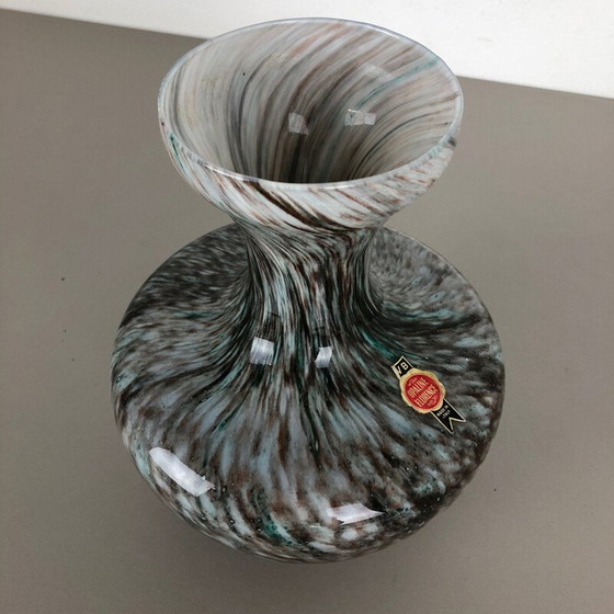 Image 1 of Vase vintage d'Opaline Florence, Italie 1970