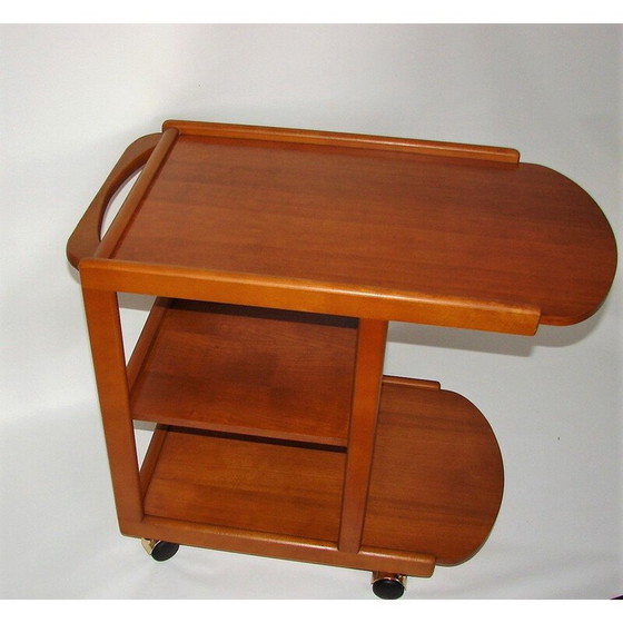 Image 1 of Bar mobile vintage en hêtre et teck, 1970