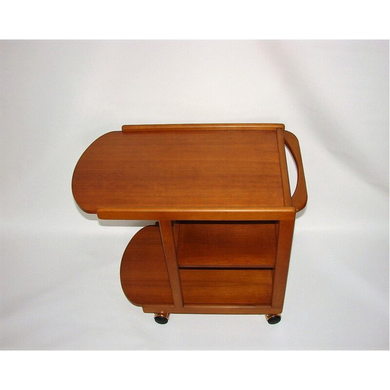 Image 1 of Bar mobile vintage en hêtre et teck, 1970