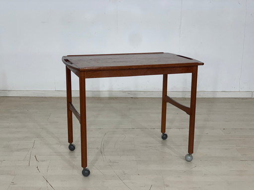 Danish teak desserte table basse table vintage