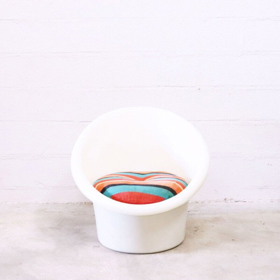 Image 1 of Fauteuil vintage par Ole Gjerlov-Knudsen & Torben Lind pour Ikea 1970