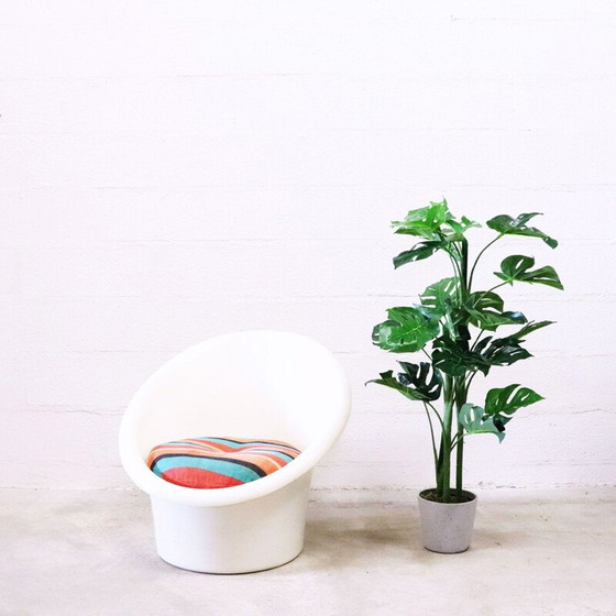 Image 1 of Fauteuil vintage par Ole Gjerlov-Knudsen & Torben Lind pour Ikea 1970