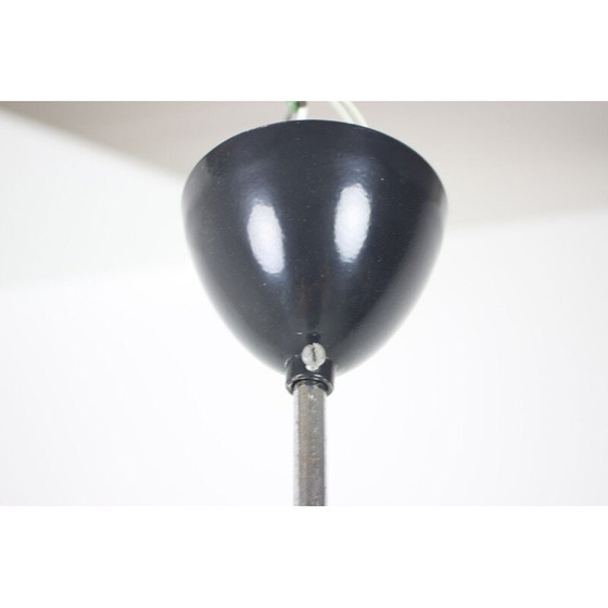 Image 1 of Suspension vintage en métal et verre, Tchécoslovaquie 1970