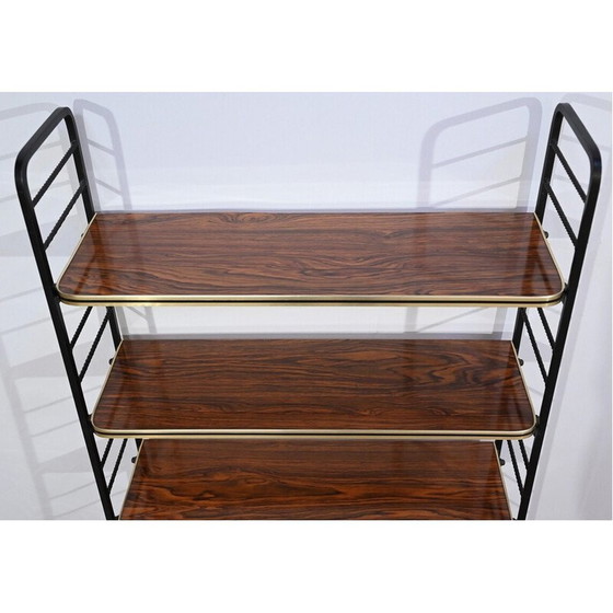 Image 1 of Paire d'étagères vintage en métal et stratifié, 1950