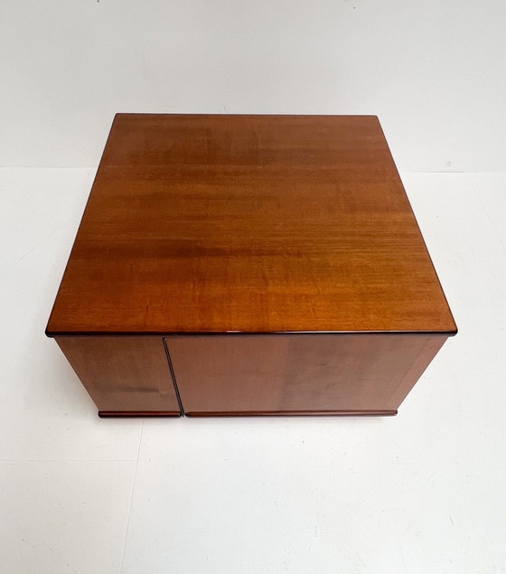 Image 1 of Table basse italienne avec fonction bar, années 1960