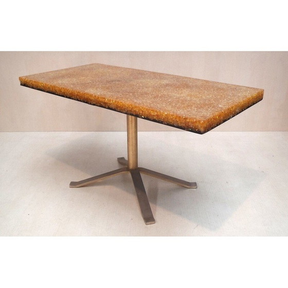 Image 1 of Table basse vintage en résine polyester par Pierre Giraudon, 1970