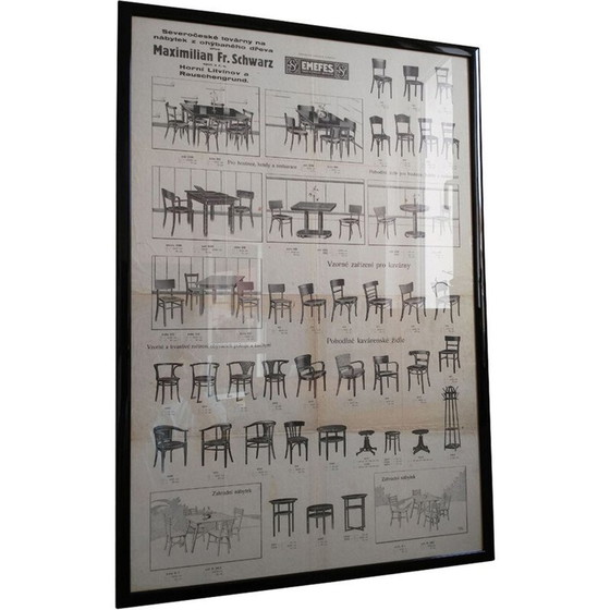 Image 1 of Affiche de mobilier vintage, 1930