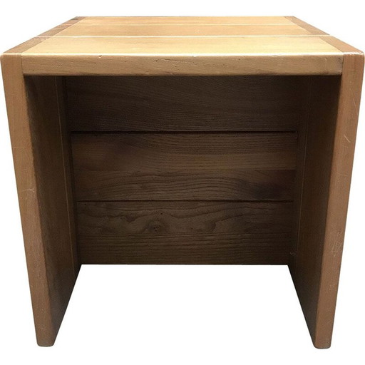 Table cubique vintage par REGAIN et Roland HAEUSLER, 1981