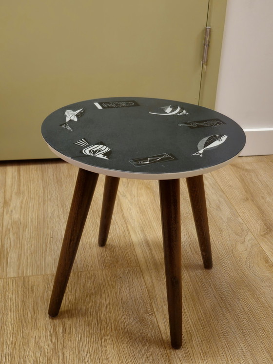 Image 1 of Table à plantes vintage en plastilan Table d'appoint