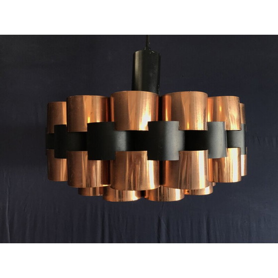 Image 1 of Lampe suspendue scandinave vintage par Werner Shou, 1970