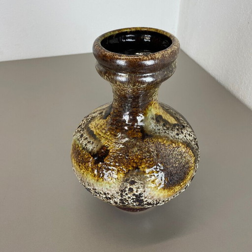 Vase vintage en céramique de lave grasse par Dümler et Breiden, Allemagne, années 1970