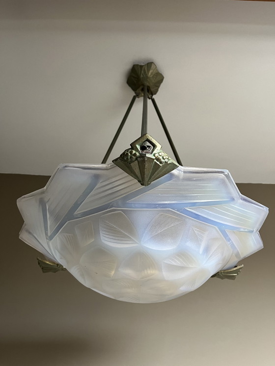 Image 1 of Lampe à écailles Art Déco