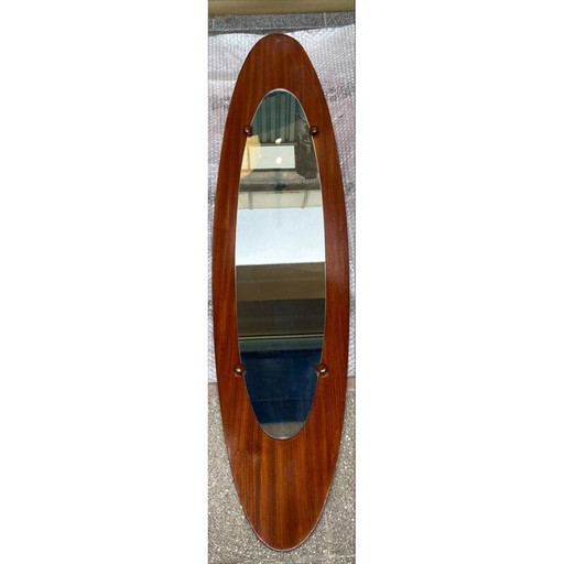 Miroir vintage par Franco Campo et Carlo Graffi pour Home, 1960