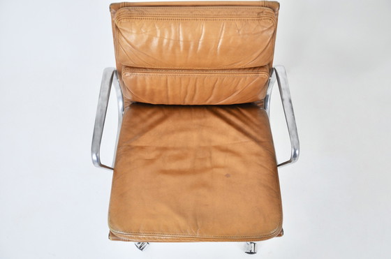 Image 1 of Chaises à coussin souple par Charles et Ray Eames pour Herman Miller, 1970S, ensemble de 2