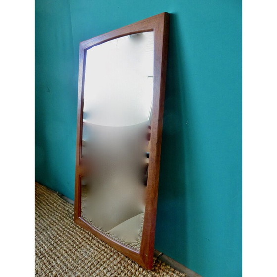 Image 1 of Miroir vintage en teck par Aksel Kjersgaard, Danemark 1965