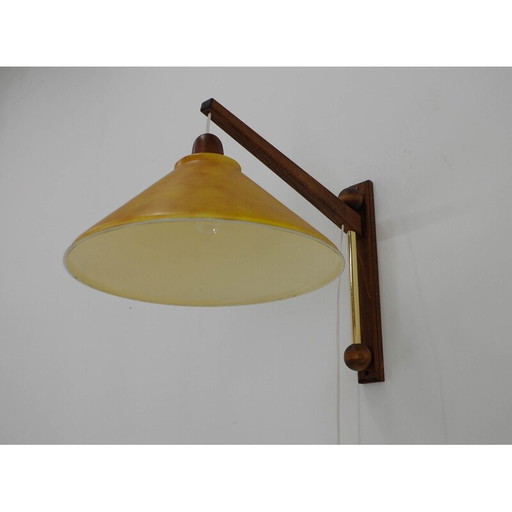 Lampe murale réglable en plastique, Tchécoslovaquie 1980