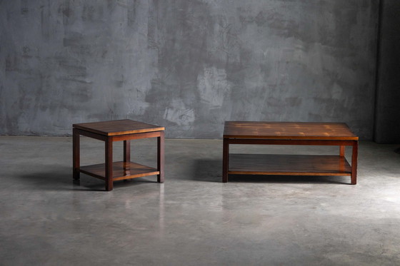 Image 1 of Table d'appoint en bambou par Axel Vervoordt, Belgique, 1980S