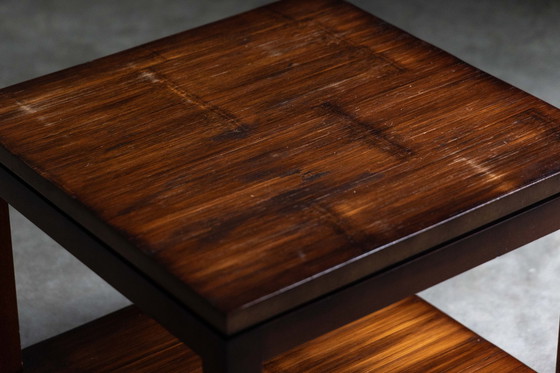 Image 1 of Table d'appoint en bambou par Axel Vervoordt, Belgique, 1980S